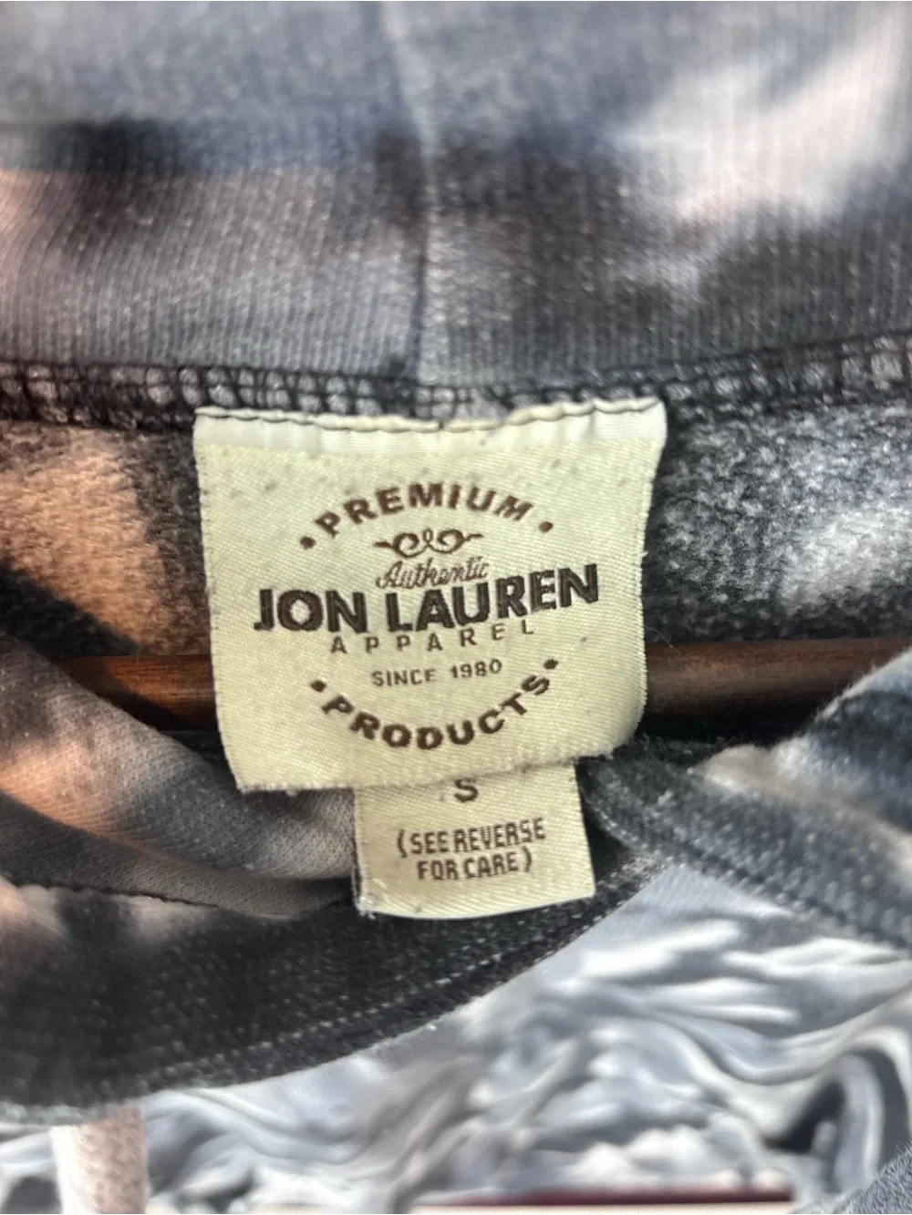 Vintage Jon Lauren Apparel Tie Dye Hoodie Size Small